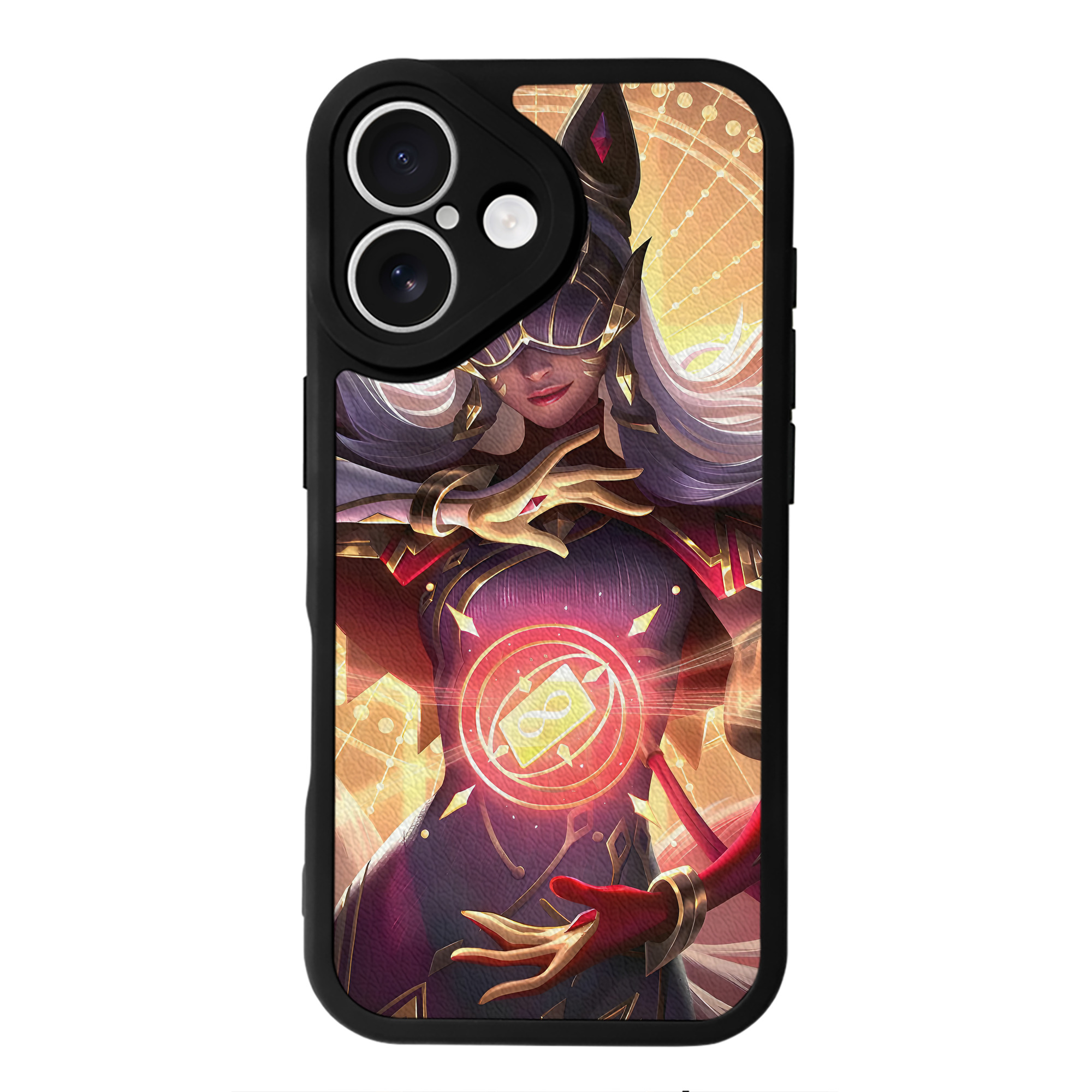 リーグ・オブ・レジェンド League of Legends LOL 【iPhone 16シリーズ対応】シリコンスマホケース（レザー調） 材質：シリコン
